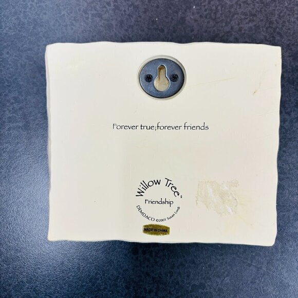 Willow Tree Collectible "Frienship" Forever True Forever Friends VTG Wall Art - Picture 4 of 4